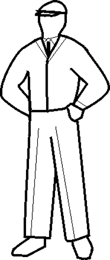 Дресс-код любера: куртка, брюки (часто наглаженные), кепка, иногда галстук и светлая рубашка