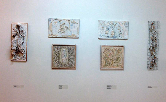 Работы Лидии Шульгиной на выставке «Бумажная скульптура» в Государственном Русском музее